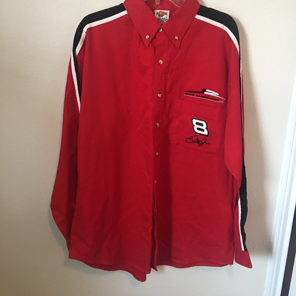 Used Men’s Red Winners Circle Dale jr shirt